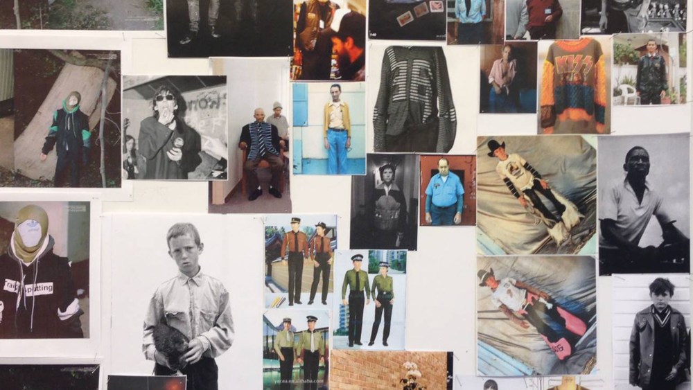 The Martine Rose Fall 2017 Mood Board.