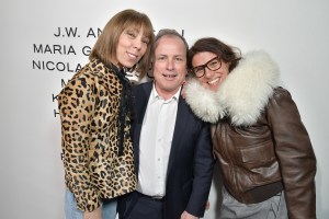 Mathilde Meyer, Michael Burke and Katie Grand