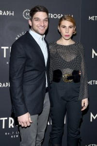 Evan Jonigkeit and Zosia Mamet