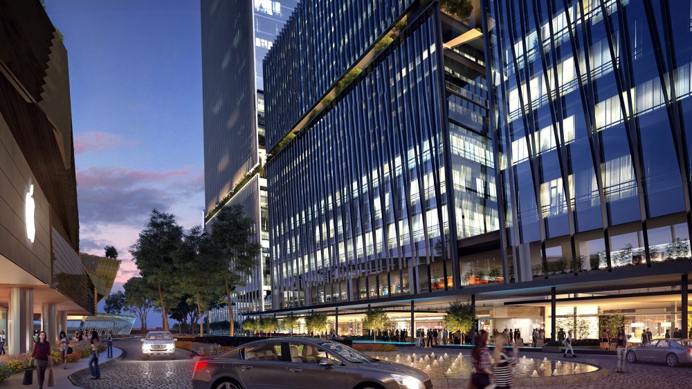 Renderings of future malls in Mexico.