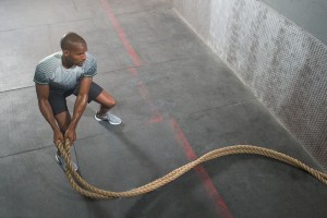 A look from the Mission apparel collection.