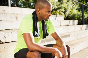 A look from the Mission apparel collection.