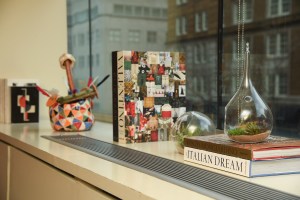 A look at the "Salotto Angela Missoni" exhibit.