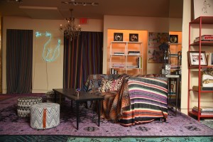 A look at the "Salotto Angela Missoni" exhibit.
