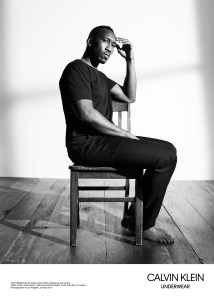 Mahershala Ali for Calvin Klein.