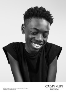 Alex Hibbert for Calvin Klein.