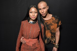 Nicki Minaj and Olivier Rousteing