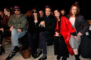 Olivier Zahm, Isabelle Adjani, Vincent Darré, Mademoiselle Agnès and Audrey Marnay