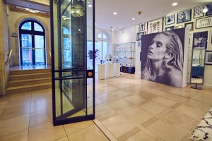 The OUAI x Dyson Styling Studio.