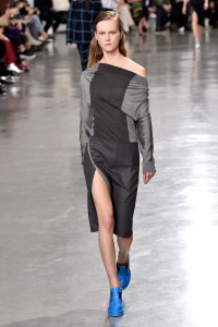 Model on the catwalk