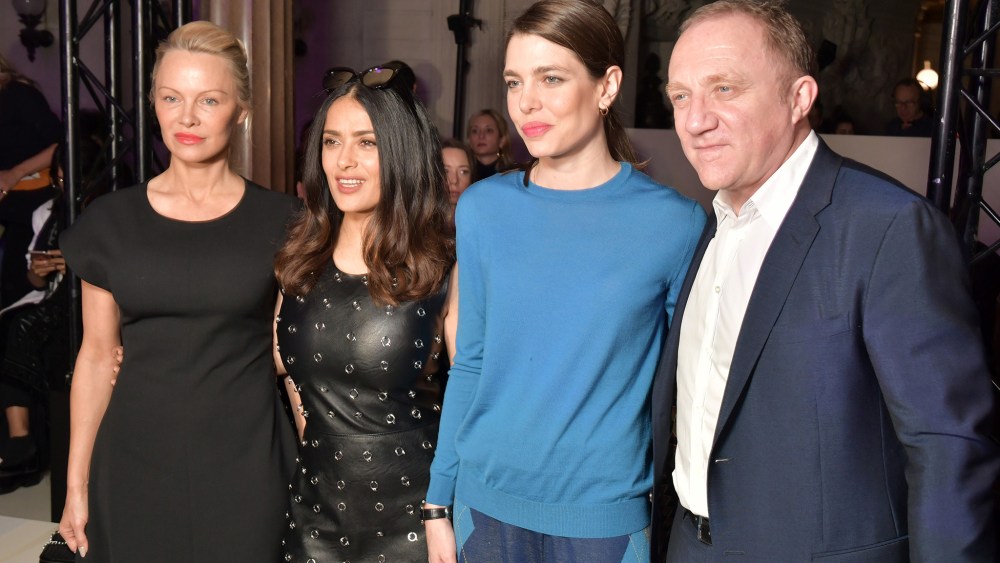 Pamela Anderson, Salma Hayek, Charlotte Casiraghi and François-Henri Pinault