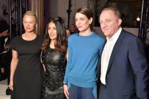 Pamela Anderson, Salma Hayek, Charlotte Casiraghi and François-Henri Pinault