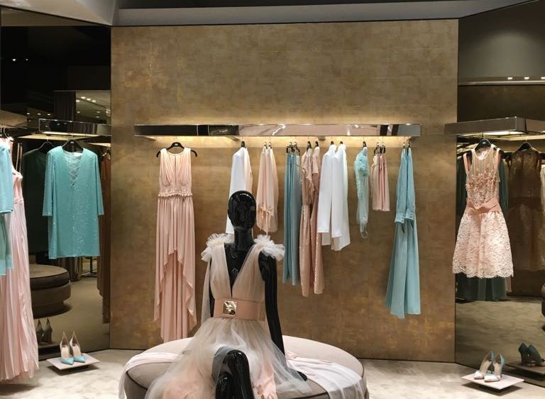 Elisabetta Franchi's store in Paris.