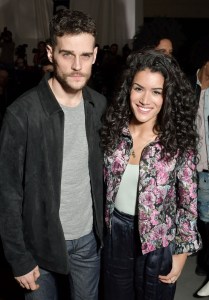 Kevin Mishel and Sabrina Ouazani