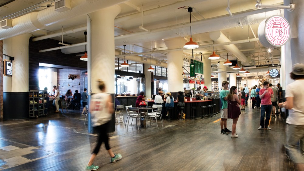 Spiller Park Coffee and Biltong Bar at Ponce City Market, Atlanta.