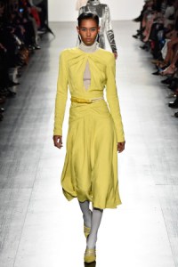 Pantone Top 20 Colors for Fall 2017: GOLDEN LIME, PRABAL GURUNG