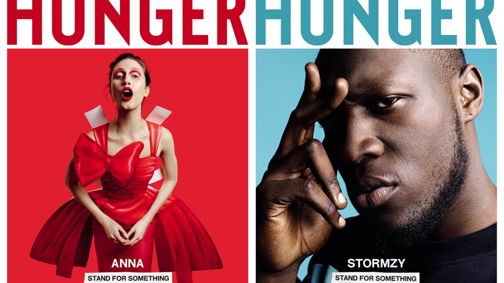 The covers for Hunger Magazine photographed by Rankin