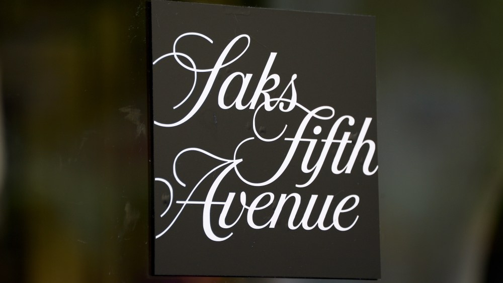 A View of a Sign at a Saks Fifth Avenue Store in New York New York Usa 30 July 2013 Reports on 29 July State That Saks Fifth Avenue Will Be Sold to Hudson's Bay a Company Based in Canada who Also Owns the Store Lord & Taylor For 2 4 Billion Us Dollars United States New YorkUsa Saks Fifth Avenue - Jul 2013