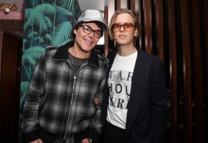 David LaChapelle and Matthew BedardMax Mara x Flaunt Dinner, Los Angeles, USA - 17 Mar 2017