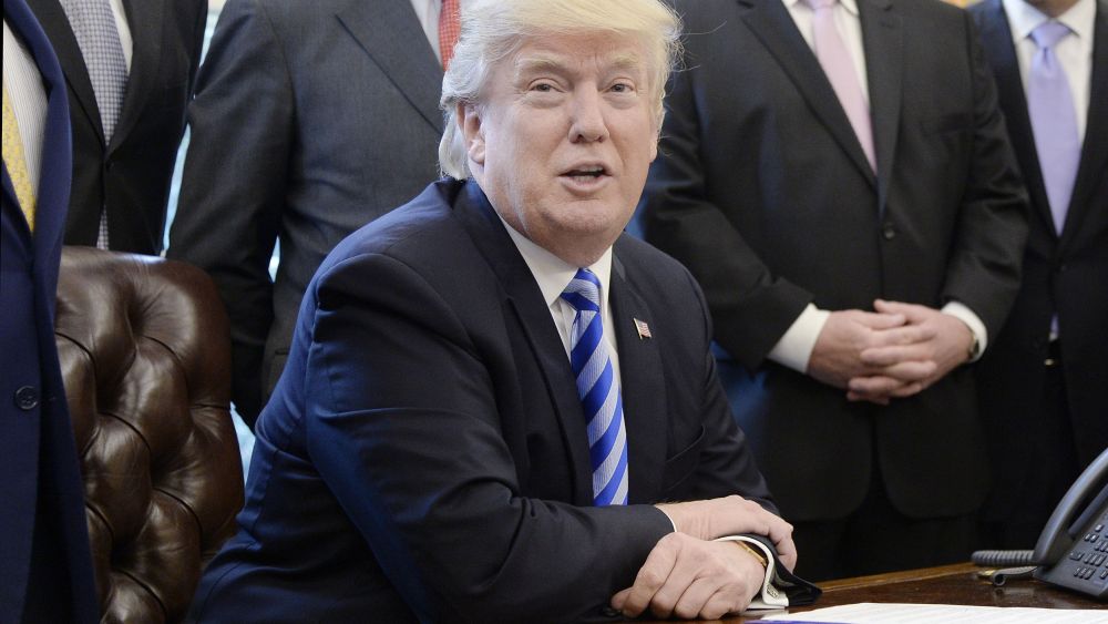 US President Donald J. Trump white house Washington dc