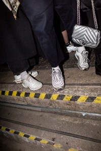 Street style at the Riccardo Tisci x Nike Air Max 97 Mid release event in Rome