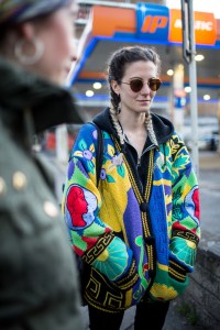 Street style at the Riccardo Tisci x Nike Air Max 97 Mid release event in Rome