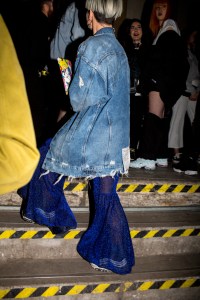 Street style at the Riccardo Tisci x Nike Air Max 97 Mid release event in Rome