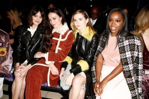 Stacy Martin, Hailey Gates, Zoey Deutch and Aja Naomi King