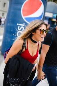 Street style at the the Festival de Viña del Mar.