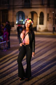 Street style at the the Festival de Viña del Mar.