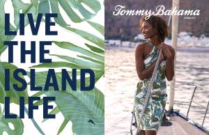 The Tommy Bahama spring 2017 ad campaign.