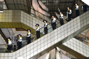Traditional Breton dancers