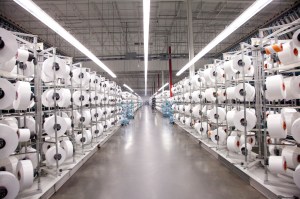 Repreve multifilament polyester yarn.