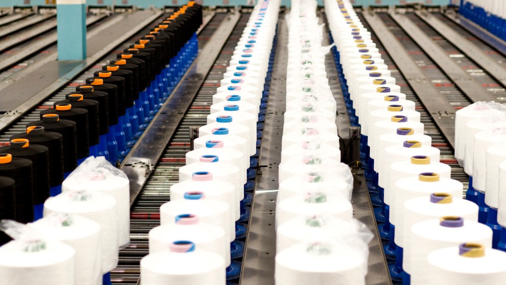 Repreve multifilament polyester yarn.
