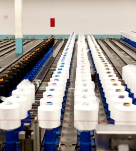 Repreve multifilament polyester yarn.