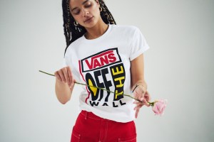 Sasha Lane in the Van + Urban Outfitters ad campaign.