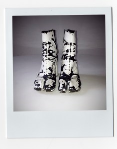 Tabi boots are among the most coveted items in any Margiela sale. Byronesque offered them between $1500 and $3000, depending on their condition.