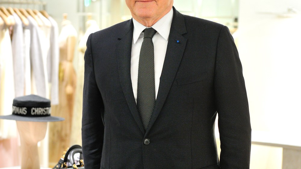 Sidney Toledano at the new Dior boutique in Ginza.