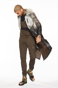 LVL XIII ombre raincoat