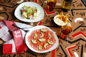 Scallops, Salted Caramel Banana Pudding Pie, and Tuna Carpaccio.