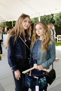 Emma Gerber and Carson Meyer attend the annual H.E.A.R.T. Brunch featuring Stella McCartney on April 18, 2017 in Los Angeles, California. (Photo by Stefanie Keenan/Getty Images for Stella McCartney)