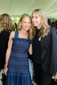 Crystal Lourd and Eve Gerber attend the annual H.E.A.R.T. Brunch featuring Stella McCartney on April 18, 2017 in Los Angeles, California. (Photo by Stefanie Keenan/Getty Images for Stella McCartney)