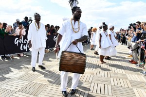 Street style at the 'Africa Now' festival in Paris