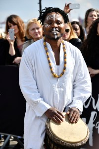 Street style at the 'Africa Now' festival in Paris
