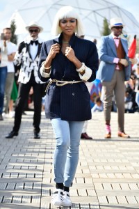 Street style at the 'Africa Now' festival in Paris