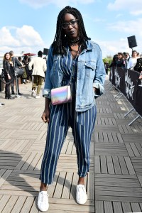 Street style at the 'Africa Now' festival in Paris
