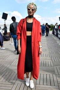Street style at the 'Africa Now' festival in Paris