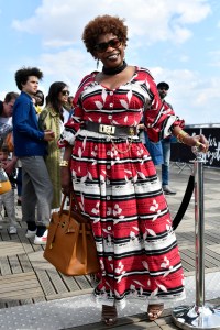 Street style at the 'Africa Now' festival in Paris