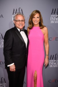 NEW YORK, NY - APRIL 24: Rick Helfenbein and Paula Zusi arrive at the American Apparel & Footwear Association's 39th Annual American Image Awards 2017 on April 24, 2017 in New York City.  (Photo by Dave Kotinsky/Getty Images for AAFA)