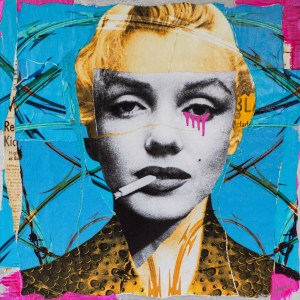Anyes Galleani "Tears for Marilyn" Inspired by Marilyn Monroe - The Untitled Space - SHE INSPIRES Exhibit - May 2017